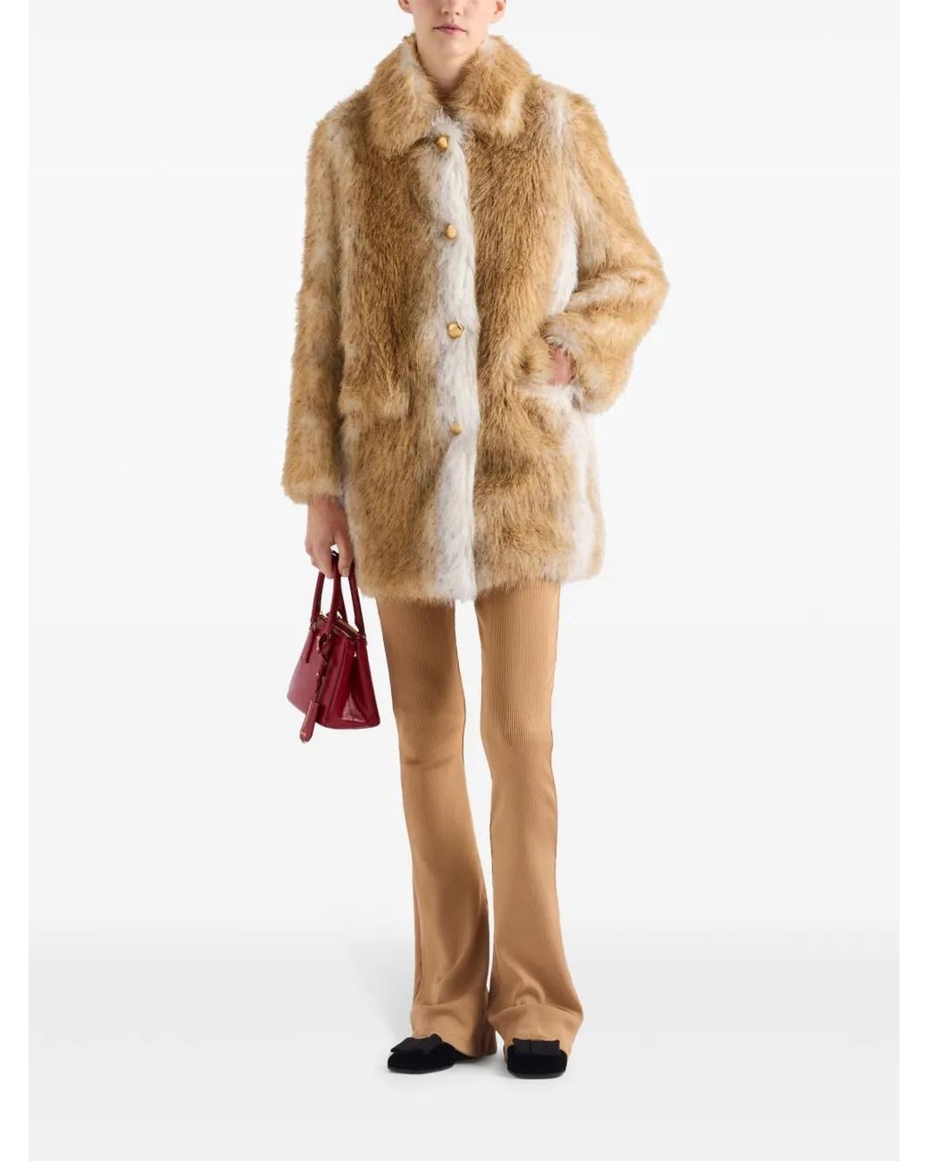 Prada Natural Aspen Coat