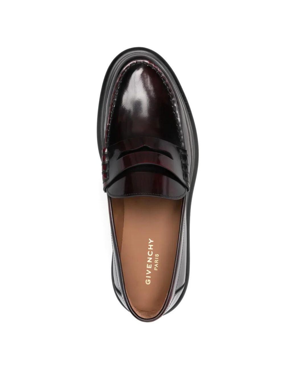 Givenchy White Leather Penny Loafers for men