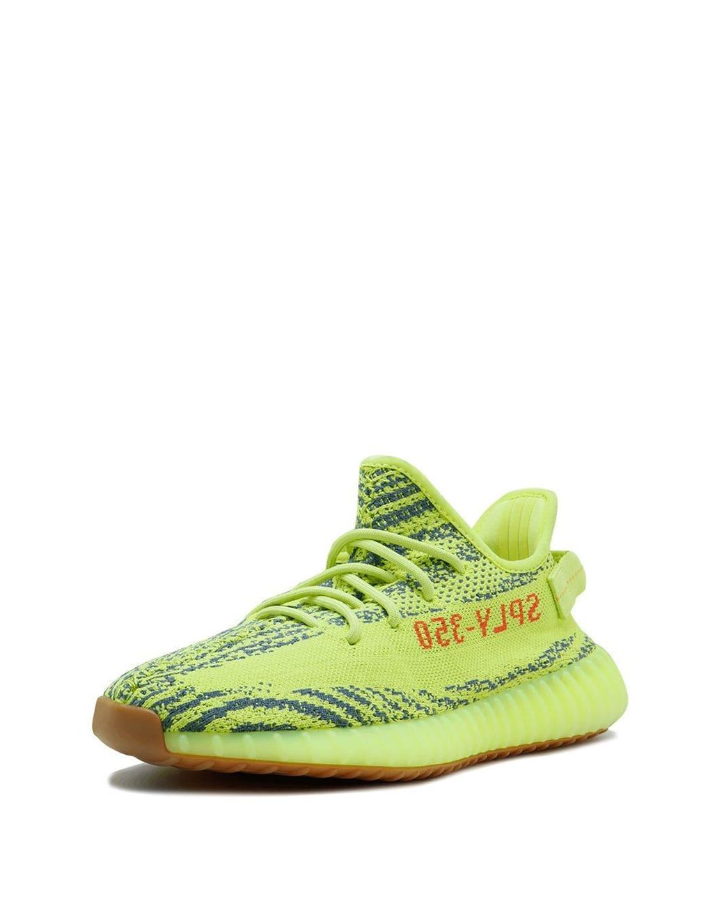 lime green yeezys womens