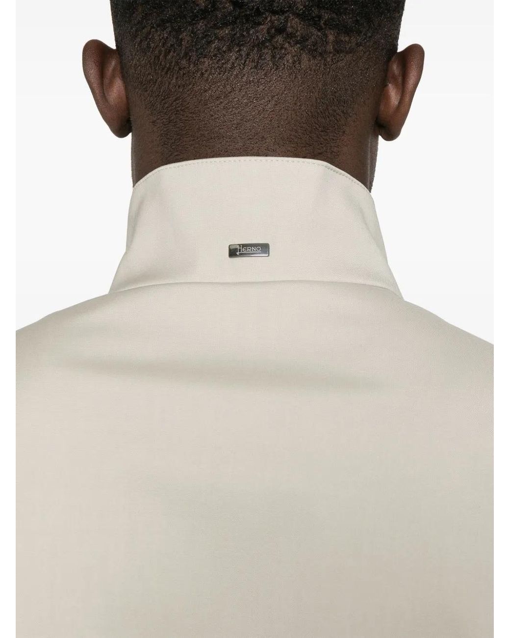 Herno White Virgin-Wool Jacket for men