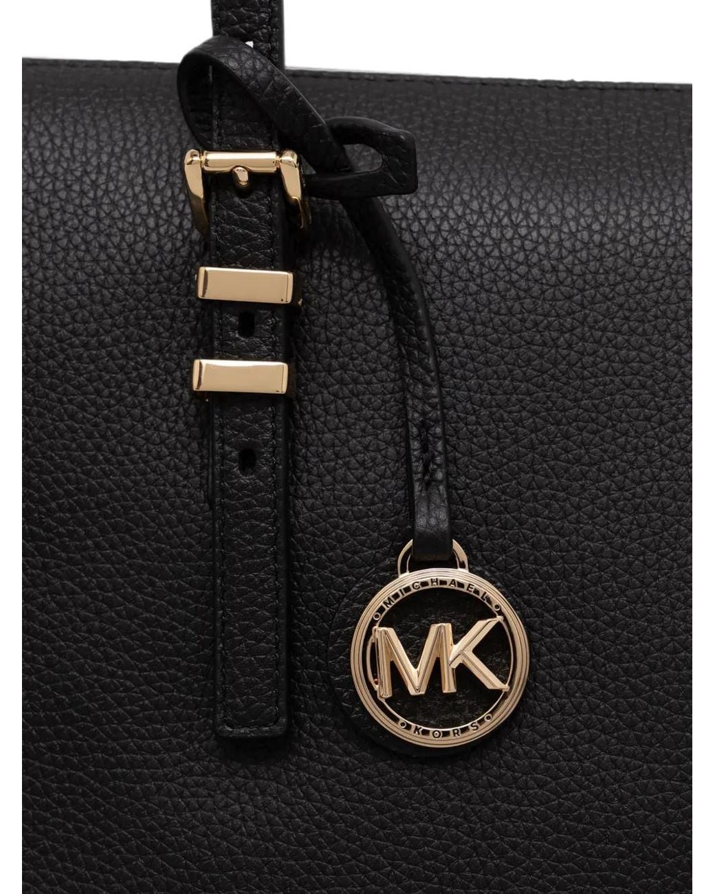 MICHAEL Michael Kors Black Grand Cabas Quinn En Cuir Grainé