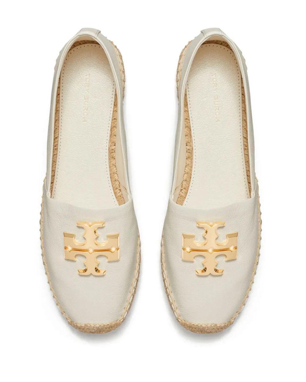 Tory Burch White Eleanor Espadrille