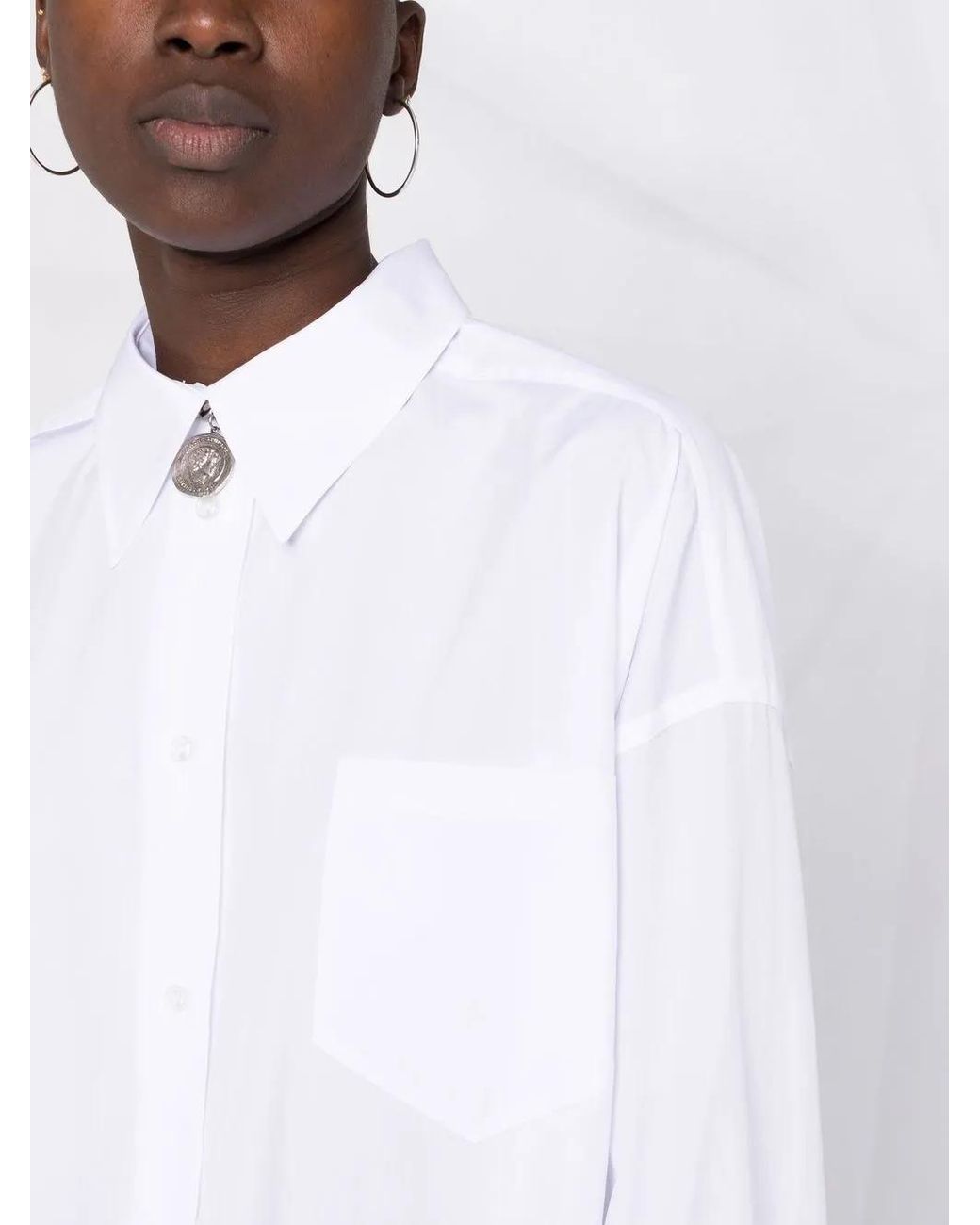 Maison Margiela White Oversized Cotton Shirt