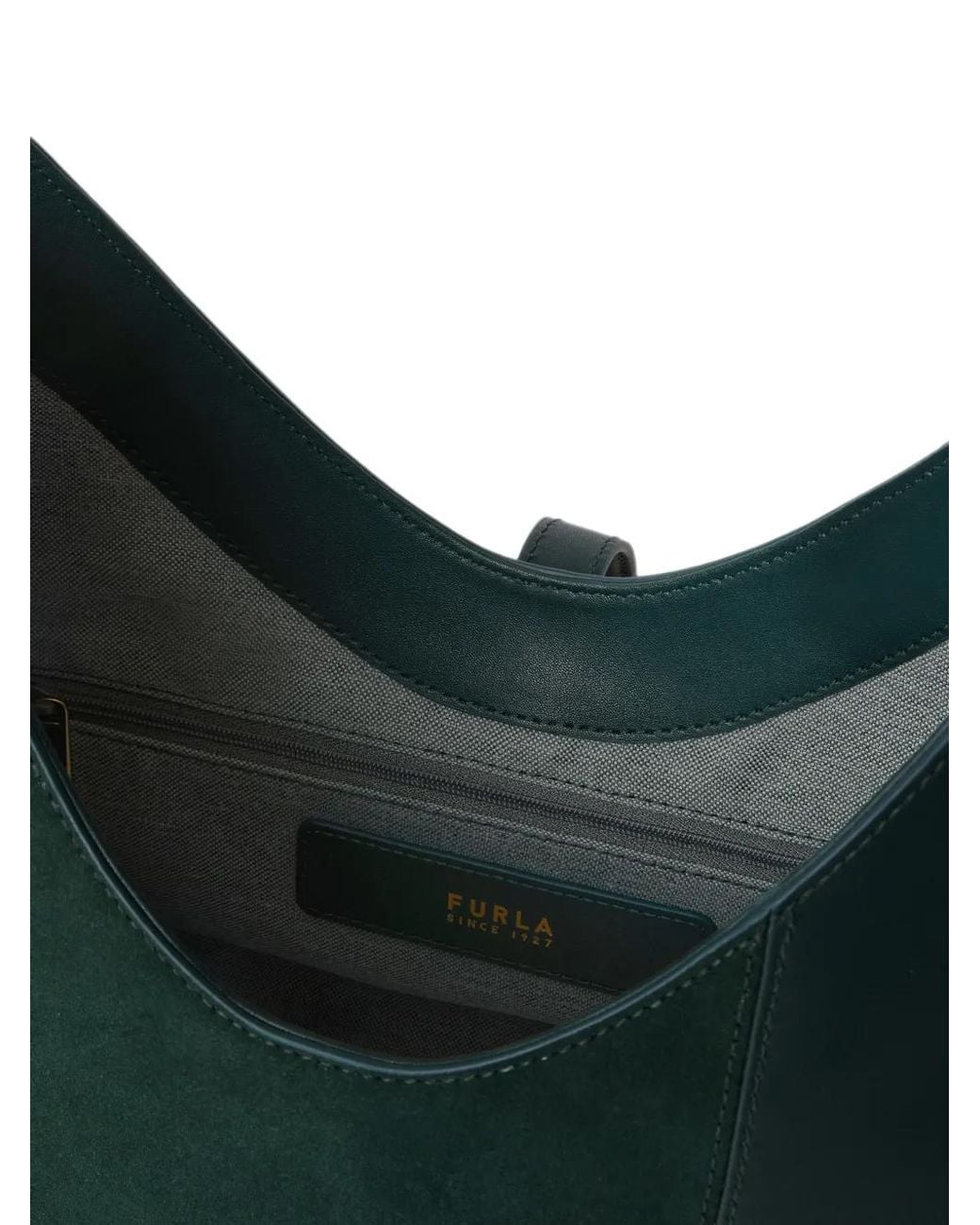 Furla Green Goccia Shoulder Bag M