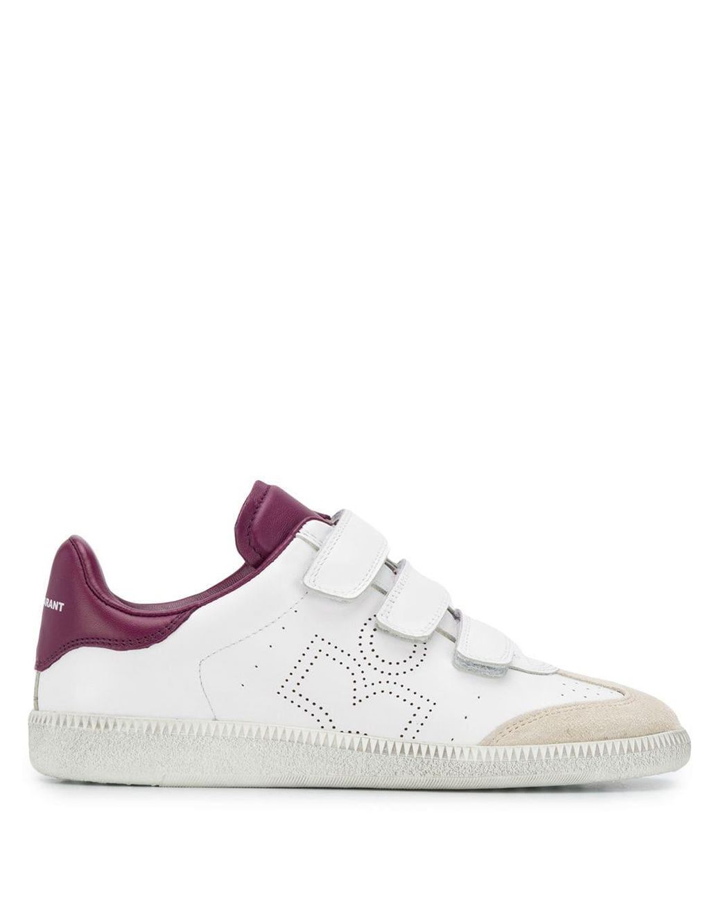 Isabel Sneakers Met Klittenband het Wit | NL