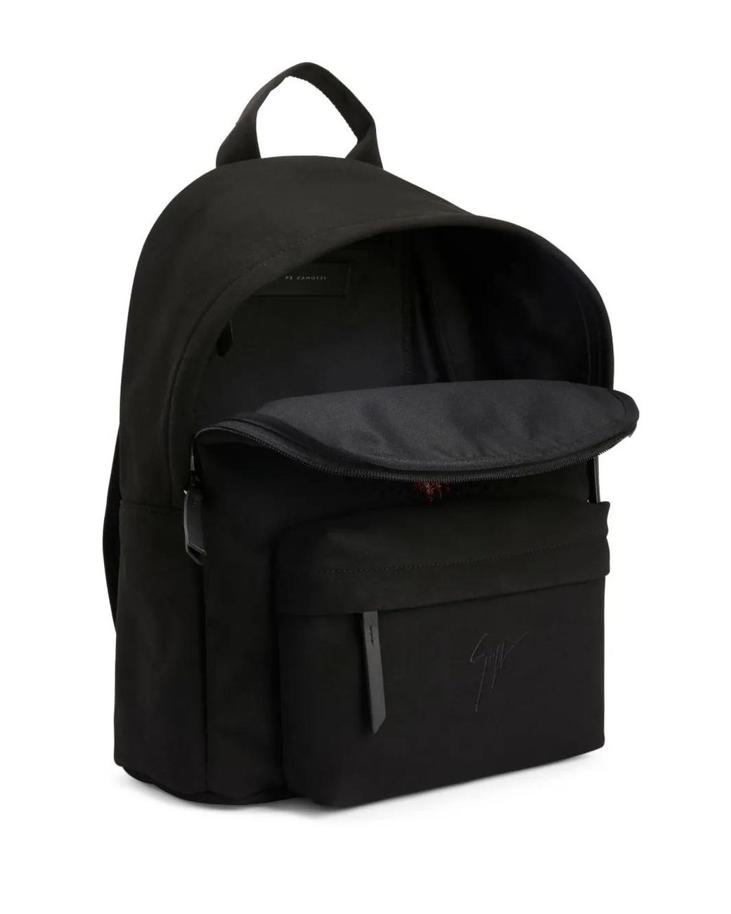 Giuseppe Zanotti Black Dragon Crystal Rhinestone-Embellished Backpack for men