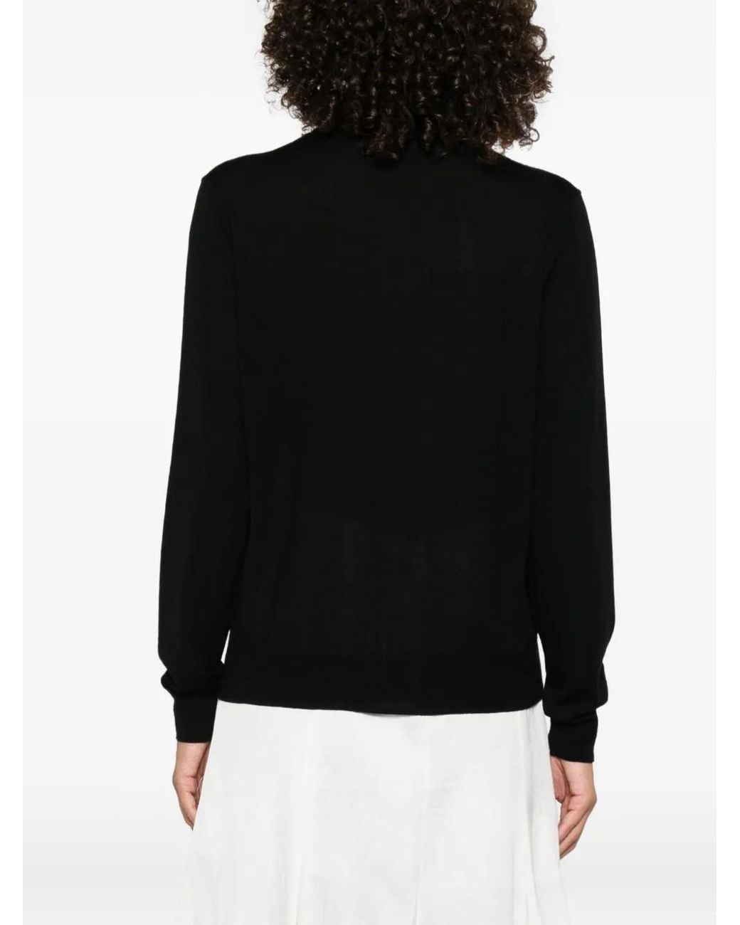 P.A.R.O.S.H. Black Buttoned Cardigan