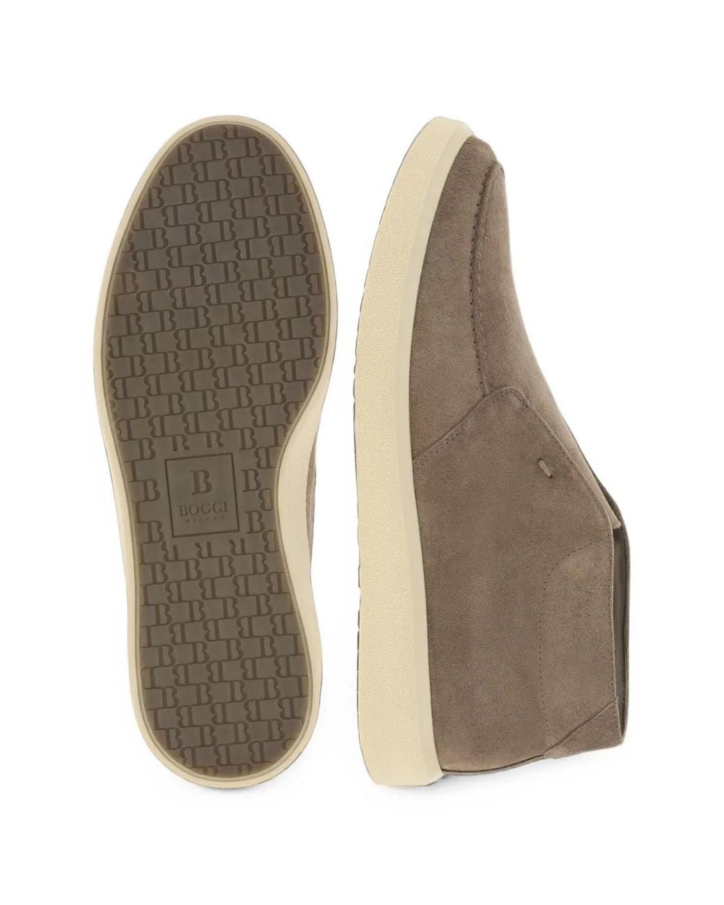 Boggi Brown Bottines Cirrus En Daim for men