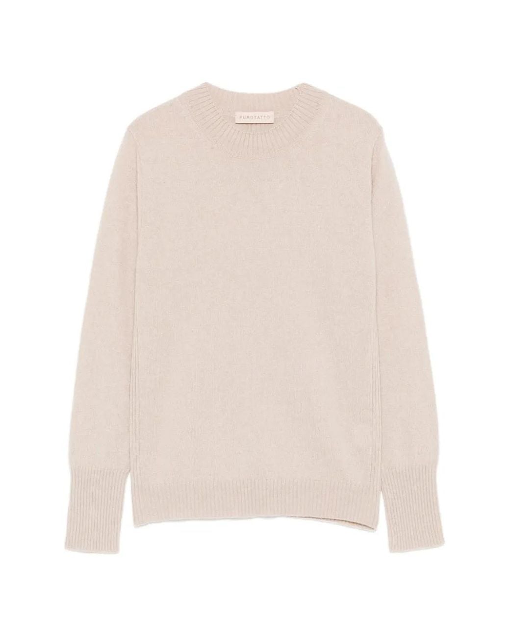 Purotatto Natural Crew Neck Sweater