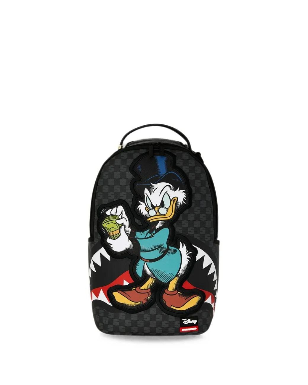 Sprayground Blue X Disney Scrooge Mcduck Graphic-Print Backpack for men