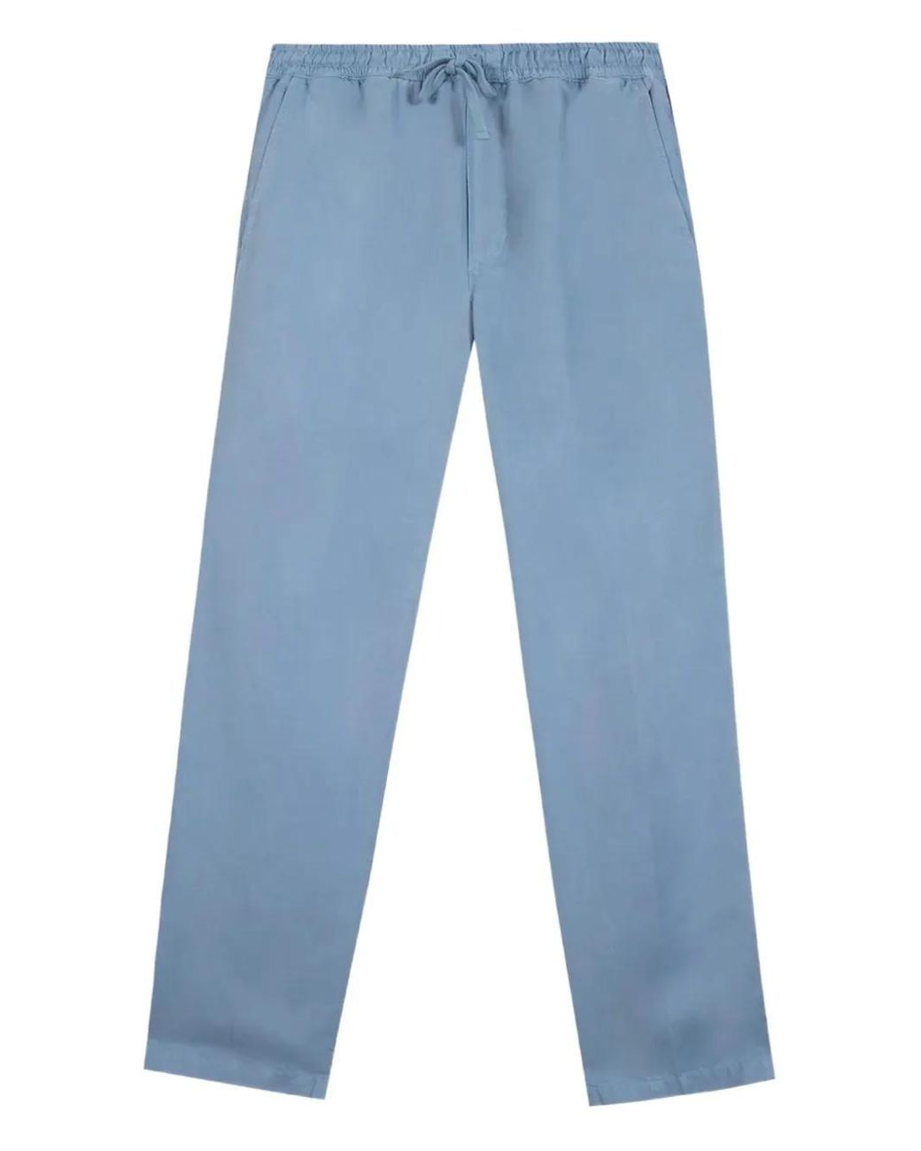 Maison Labiche Blue Drawstring Trousers for men