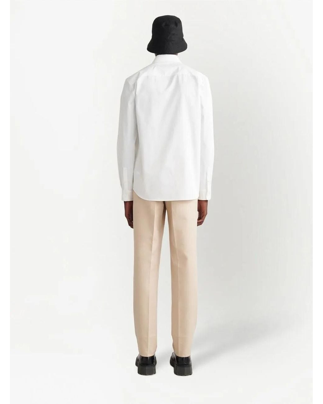 Off-White c/o Virgil Abloh White Diag-Stripe Cotton Shirt for men