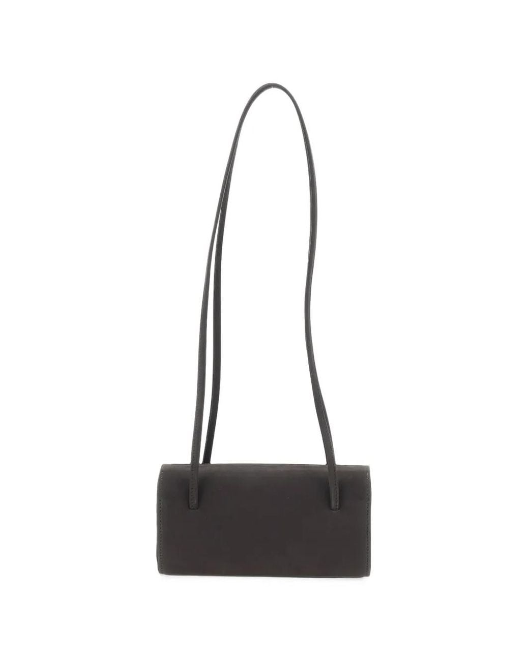 Faune Black Mini Mie Leather Shoulder Bag