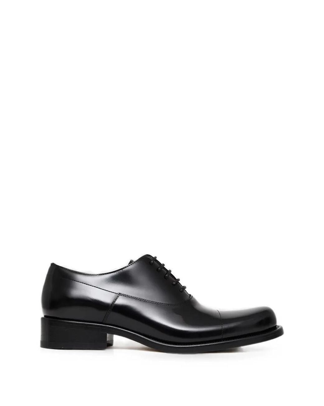 The Row Black Kai Derby Shoes