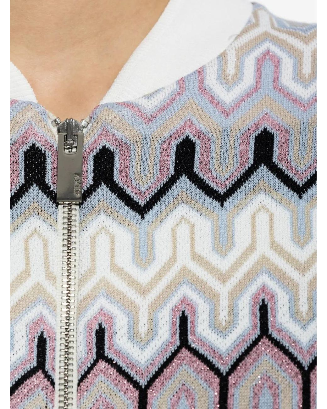Giacca Con Zip di Akep in White