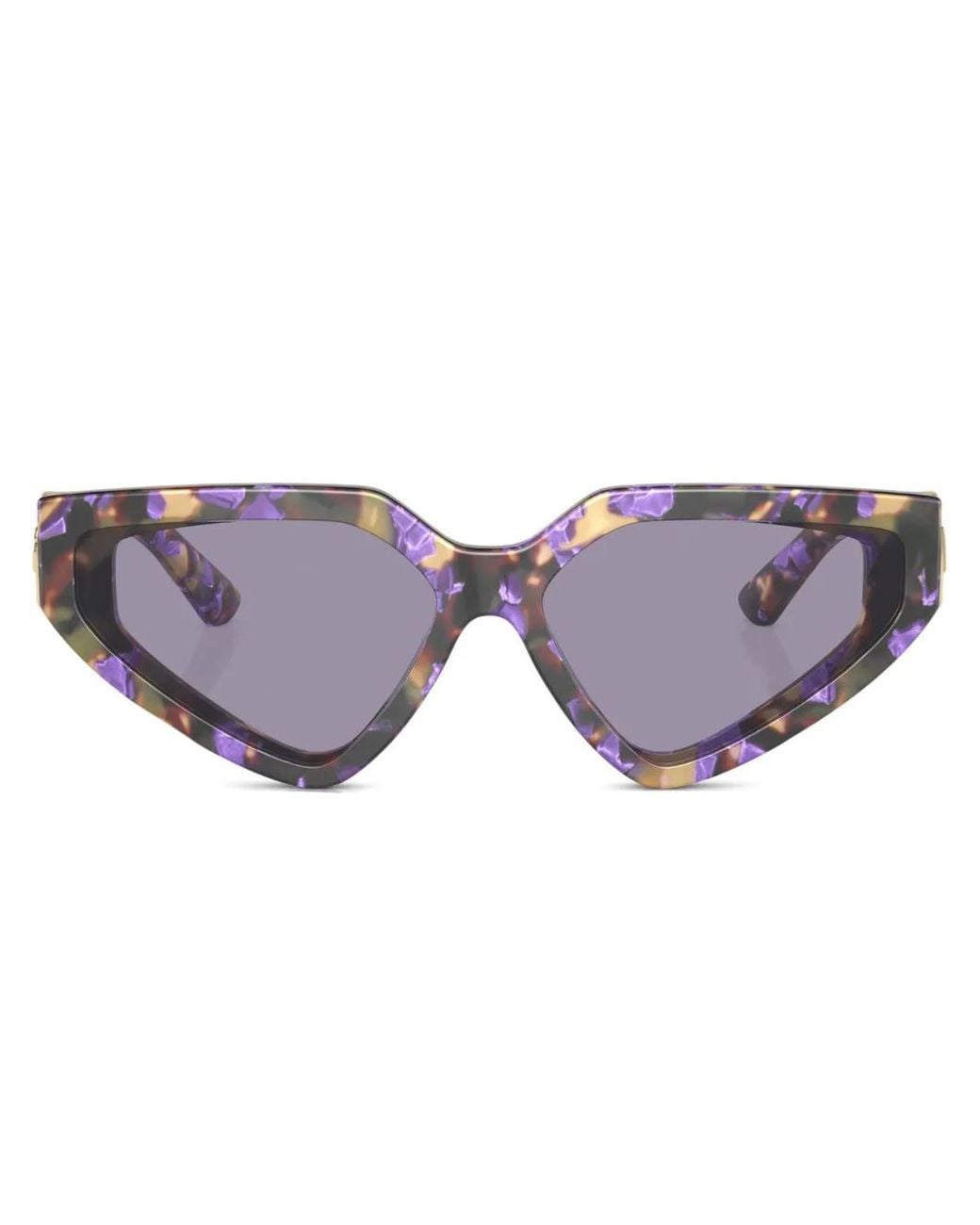 Dolce & Gabbana Purple Precious Cat-Eye Sunglasses