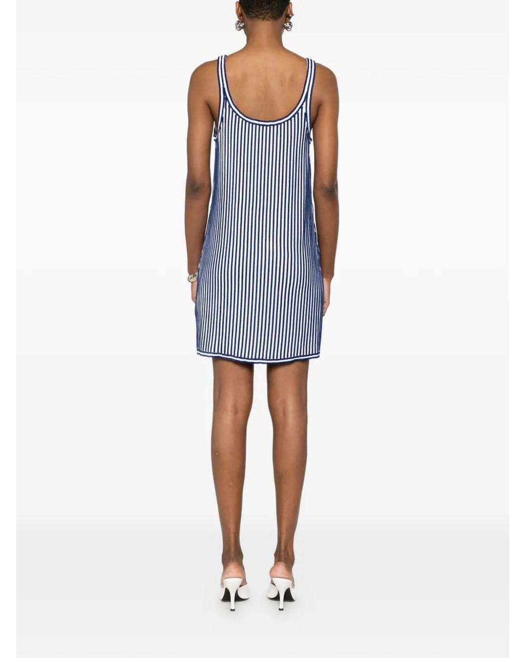 Tom Ford Blue Robe À Rayures