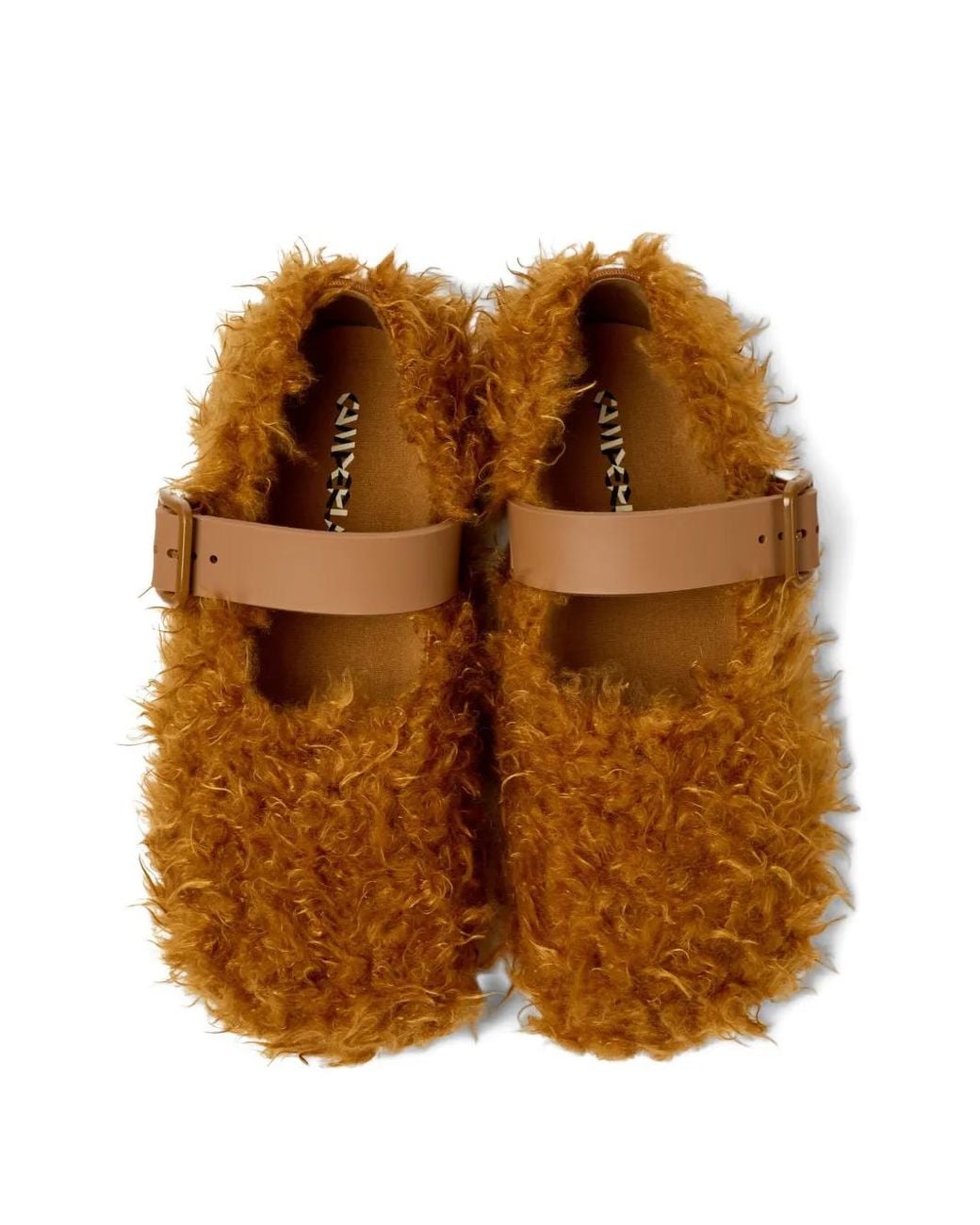 CAMPERLAB Brown Wabi Buckled Slippers