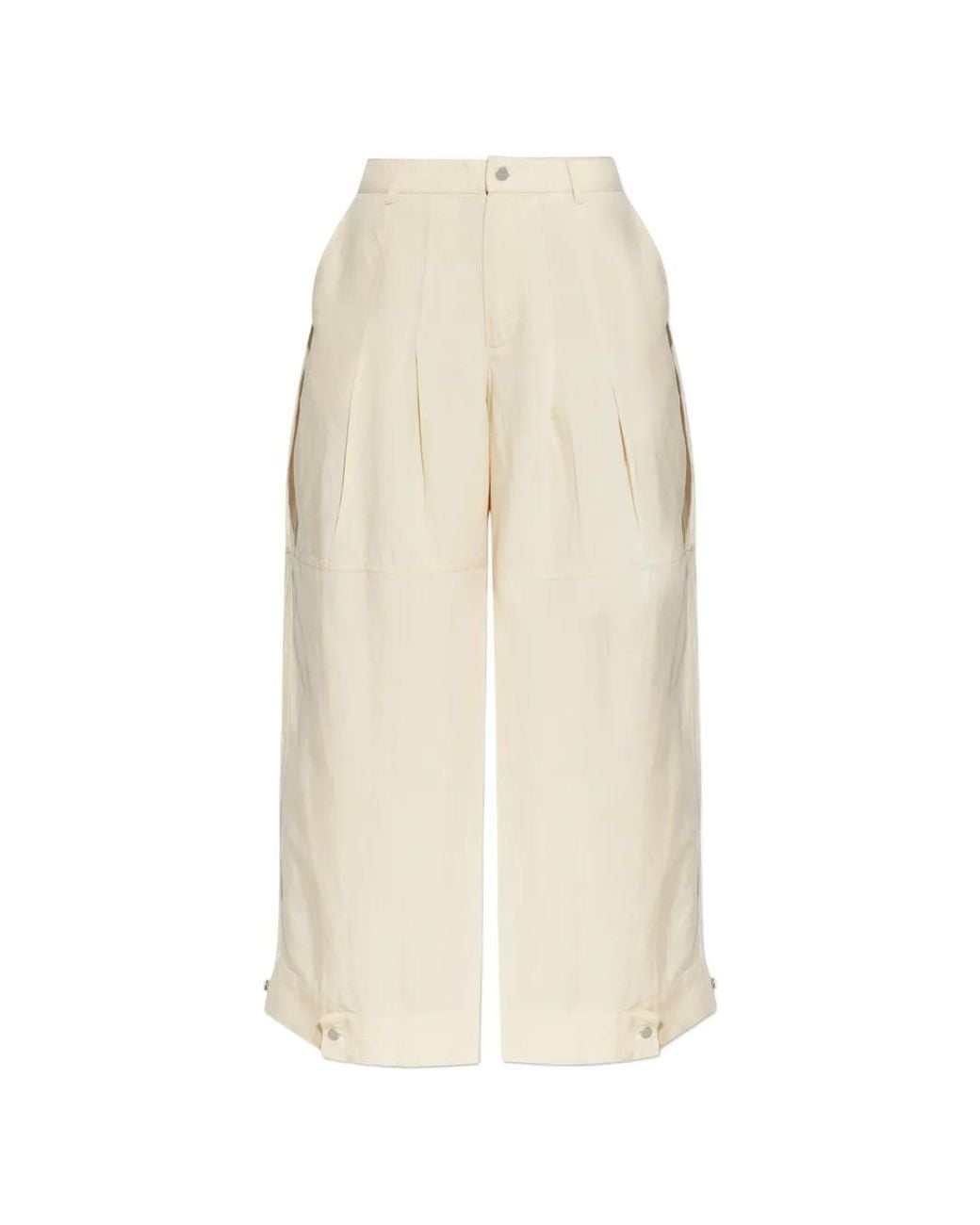 AllSaints Sherell Geplooide Broek in het White