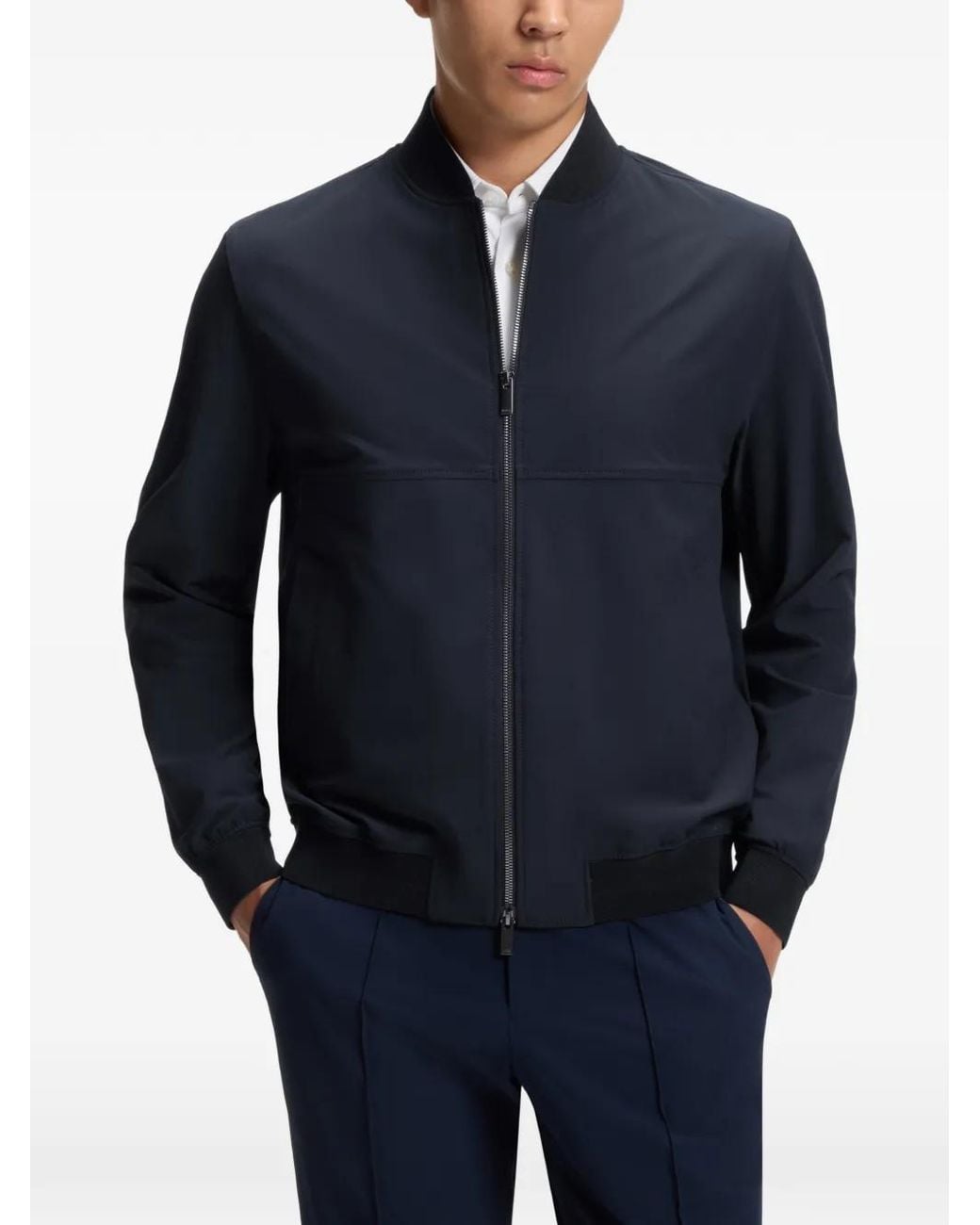 Boss Blue Slim-Fit Jacket for men