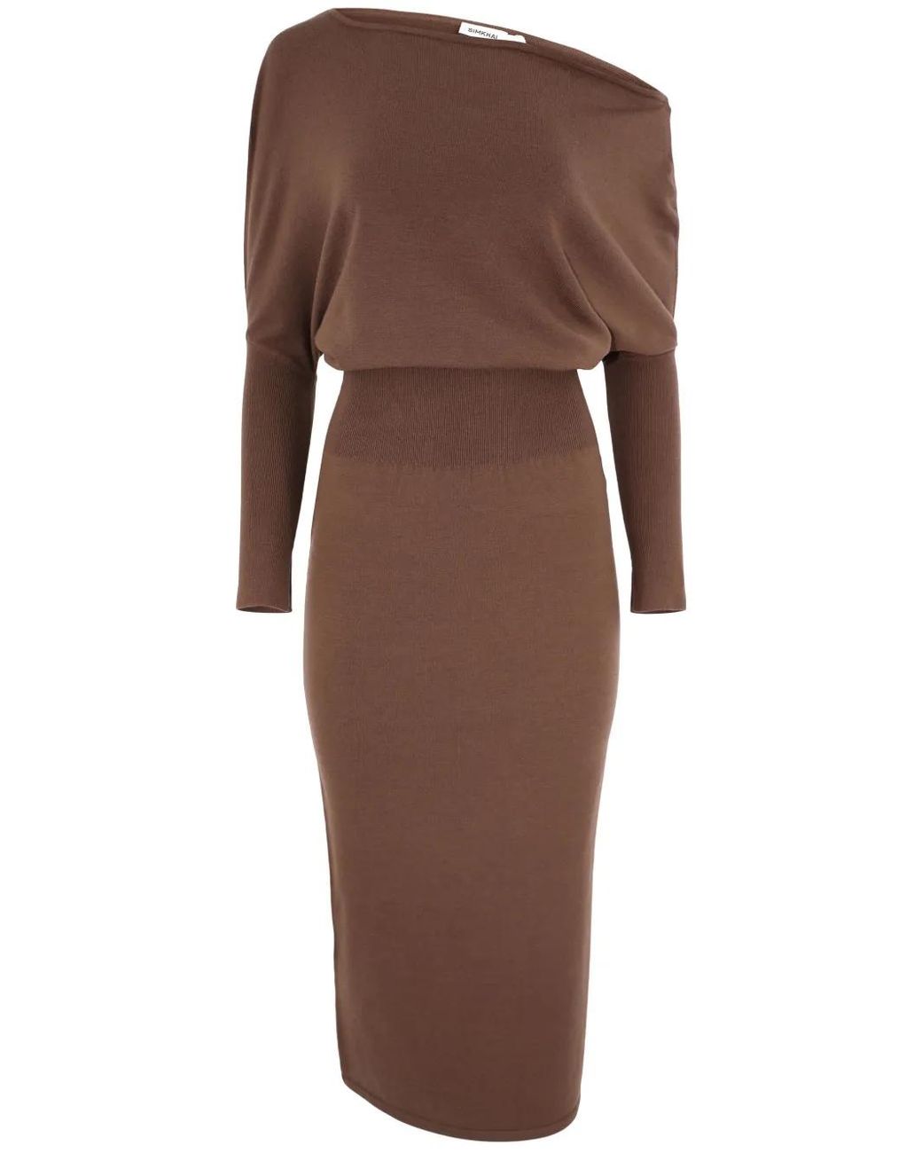 Jonathan Simkhai Brown Janese Midi Dress