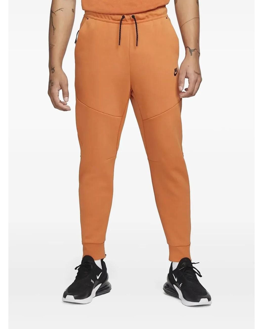Nike Tech Fleece Joggingbroek in het Orange voor heren