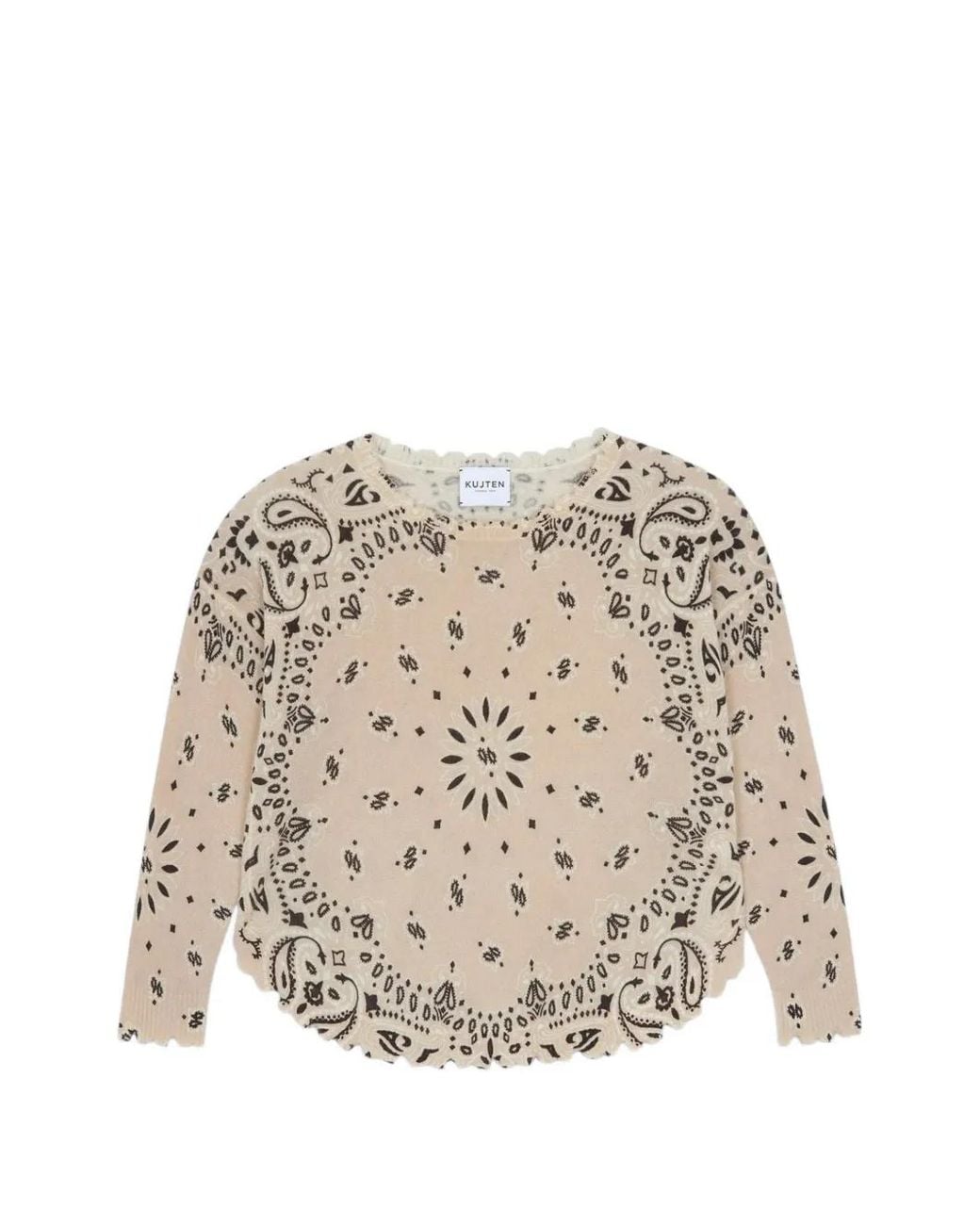 Kujten Natural Mela Bandana Bico Sweater