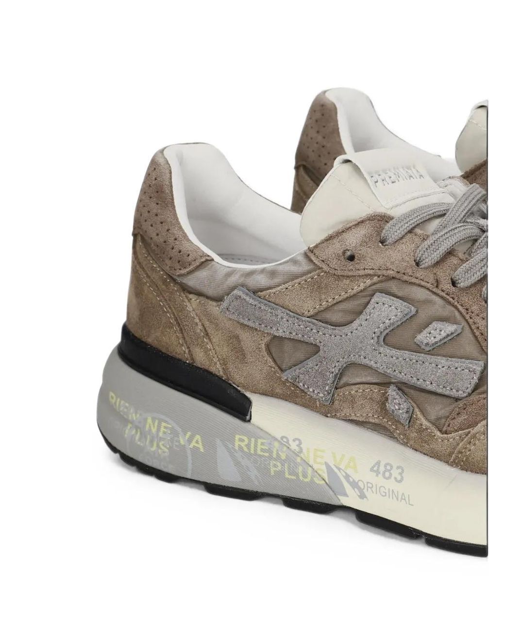 Premiata White Baskets Mick 0.1 8437 for men