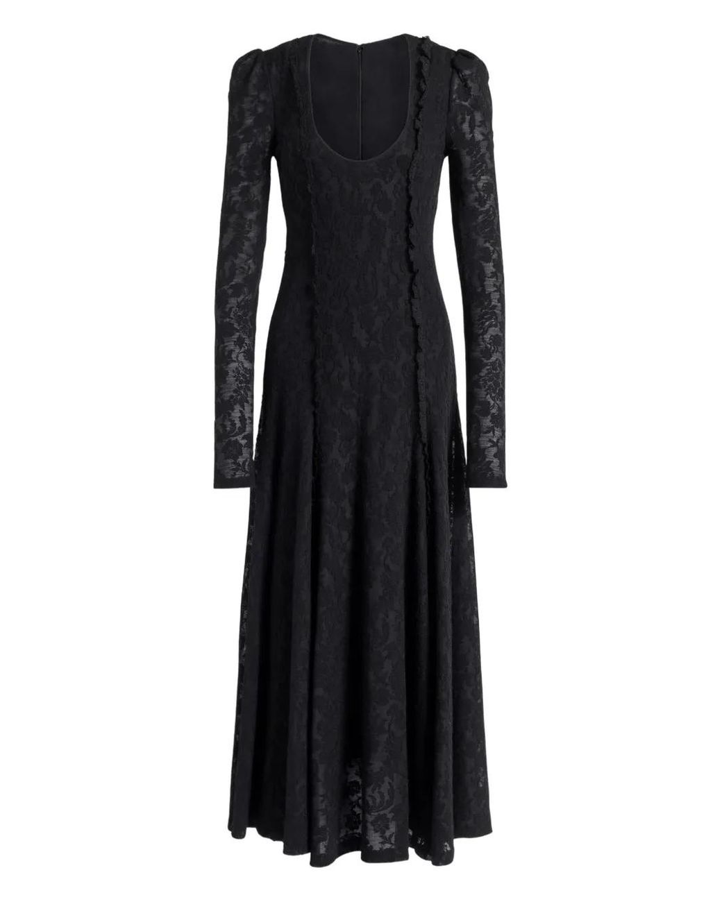 amandla stenberg black dress Organza V-Neck Gown with Ostrich Feathers
