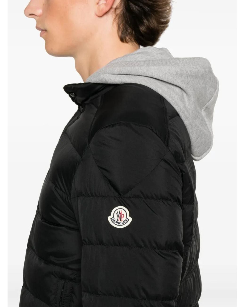 Moncler Black Coats for men