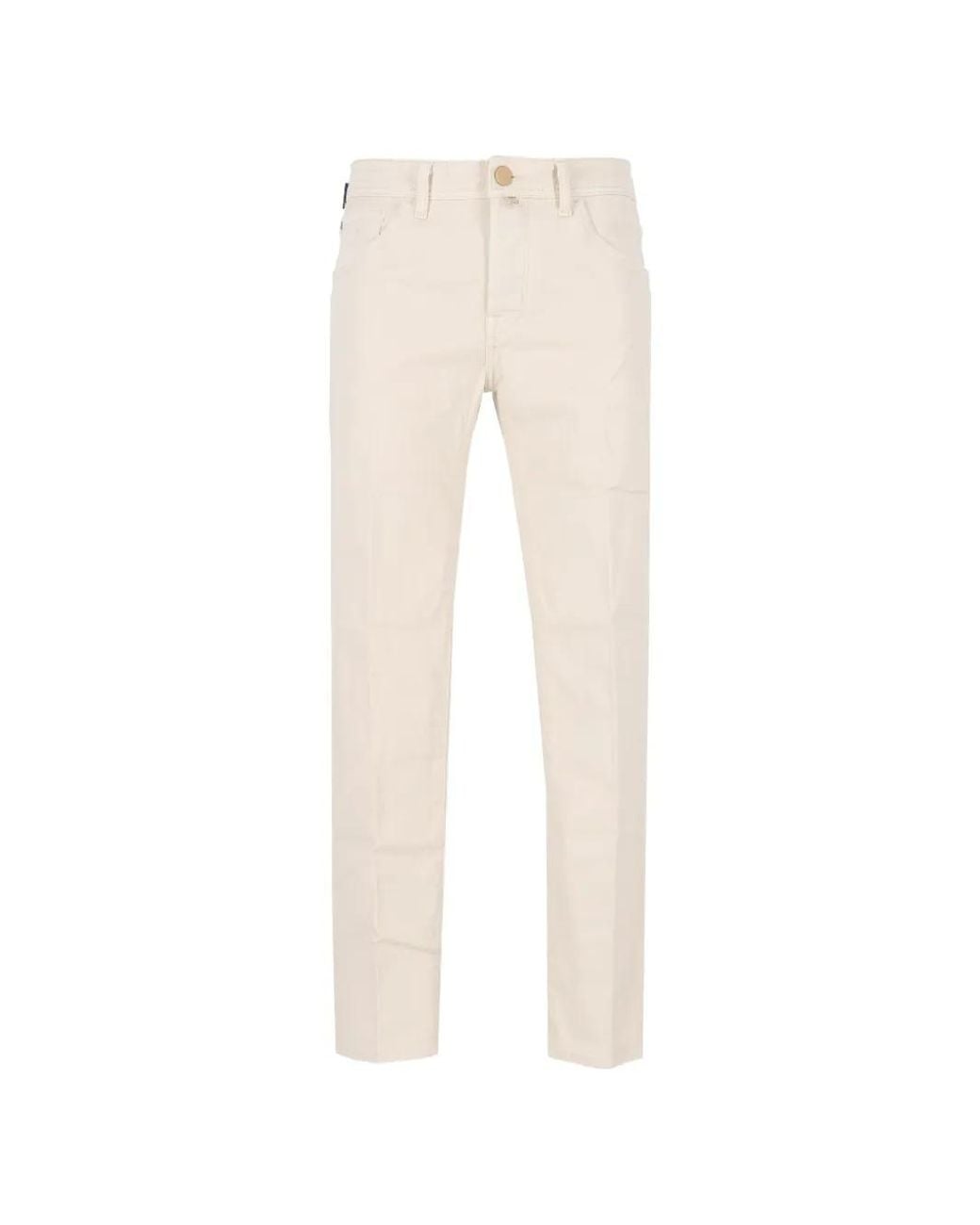 Jacob Cohen White Scott Slim-Fit Jeans for men