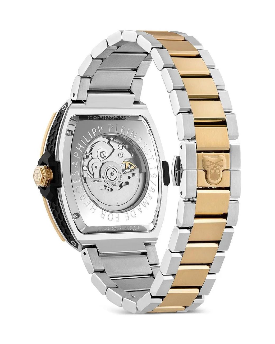 Philipp Plein Metallic Stainless Steel The $Keleton 2.0 Watches for men