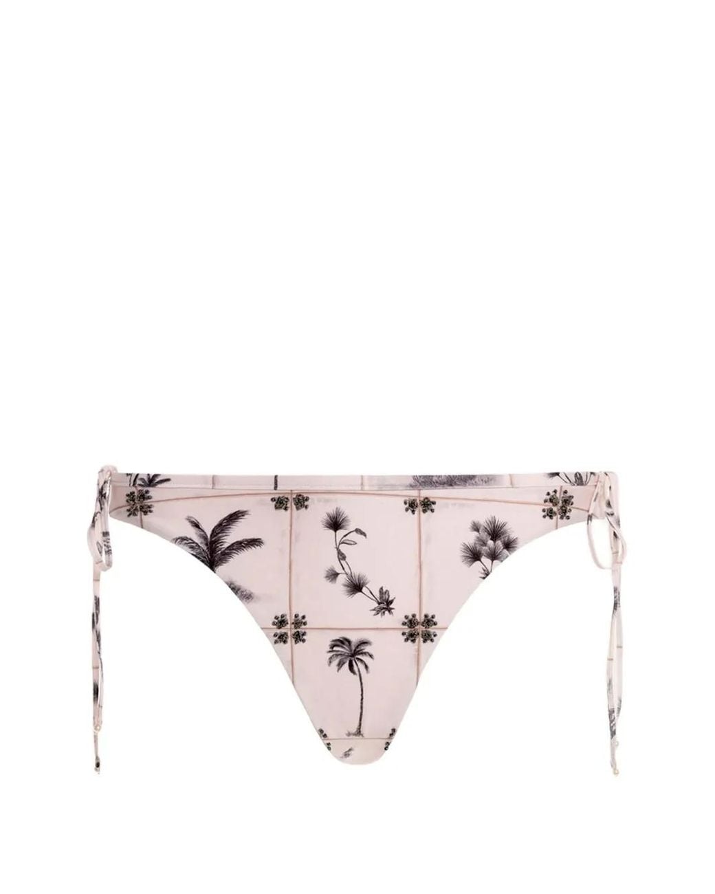 Agua Bendita Pink Ocaso Side-Tie Bikini Bottoms