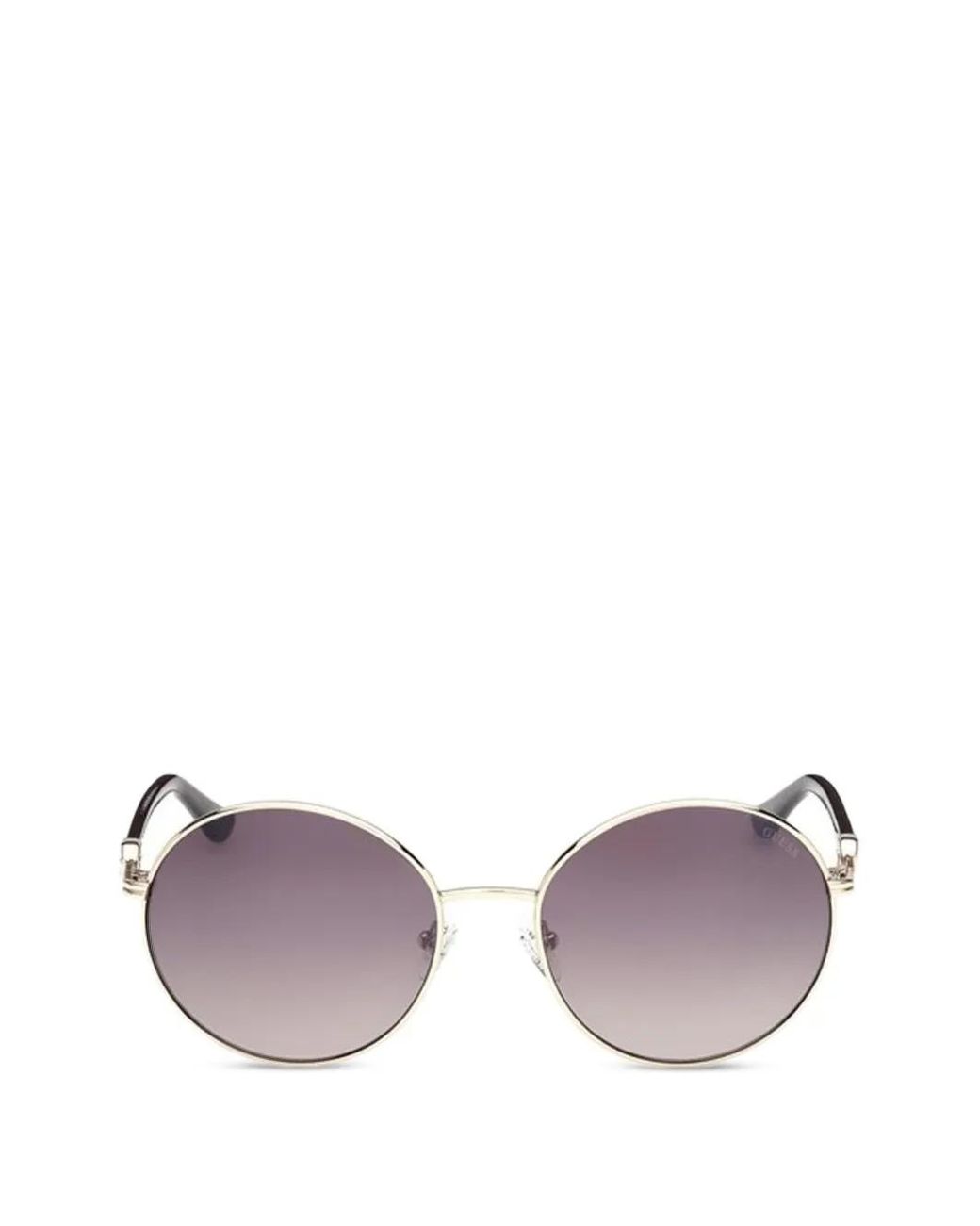 Guess Purple Round-Frame Sunglasses