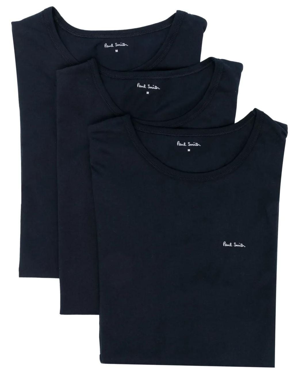 Paul Smith Drie T-Shirts Met Logoprint in het Blue voor heren