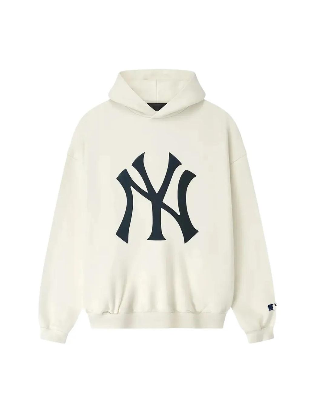 Fear Of God White X New York Yankees Logo-Print Hoodie for men