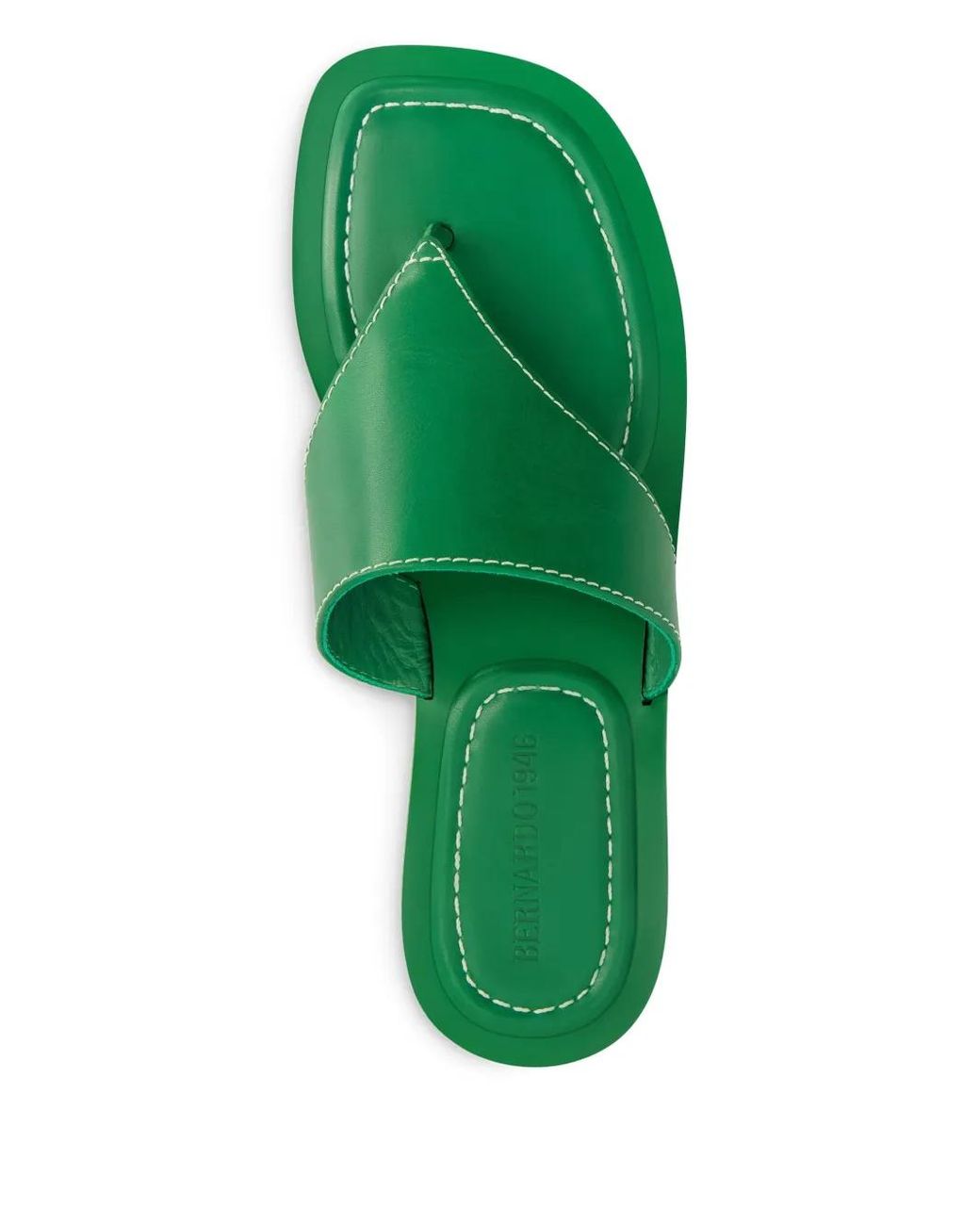 Bernardo Green 1946 Flat Thong Sandals