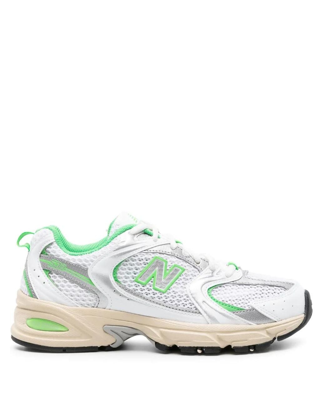 New Balance White '530' Sneakers