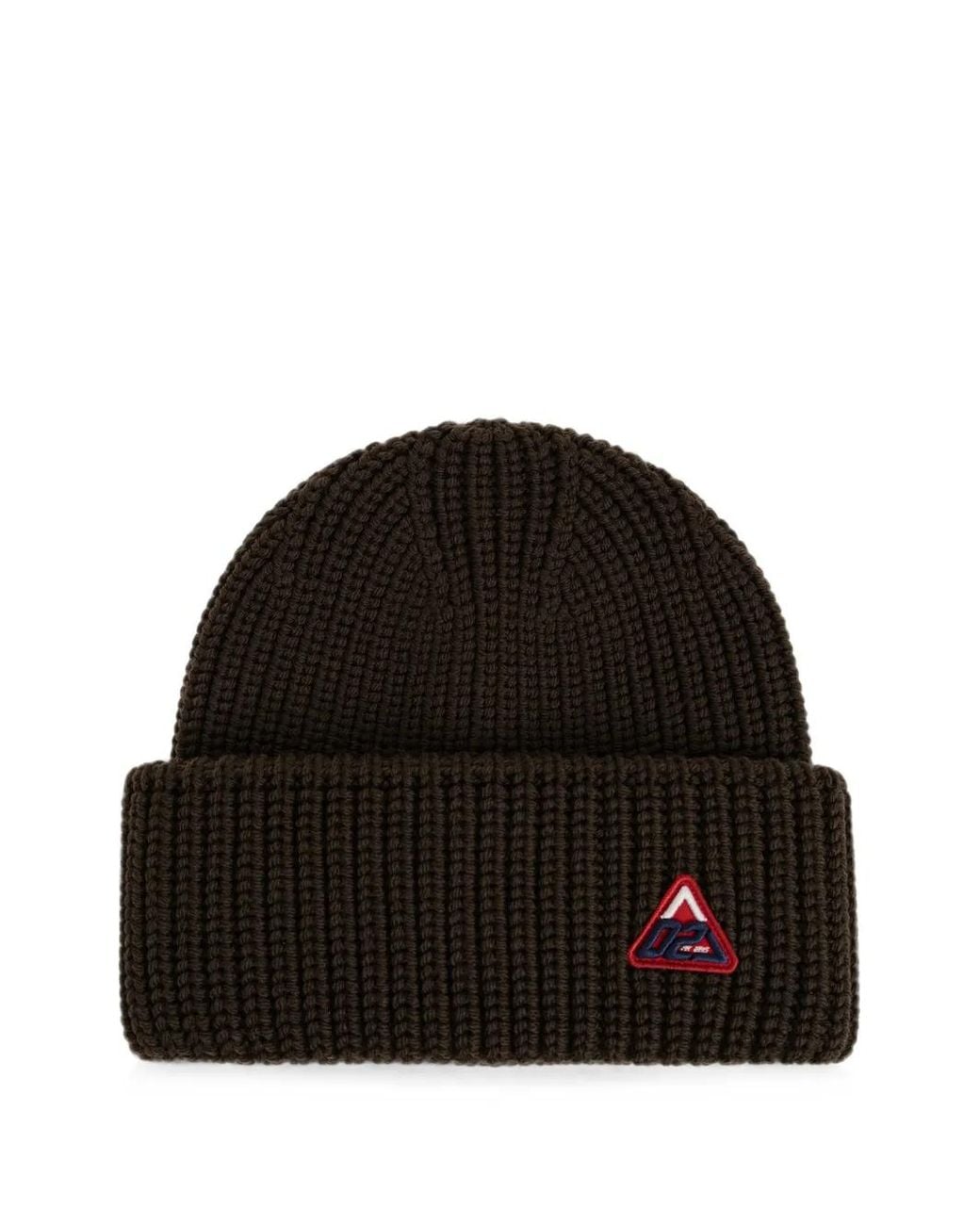 DSquared² Gerippte Beanie Mit Logo-Patch in Black für Herren
