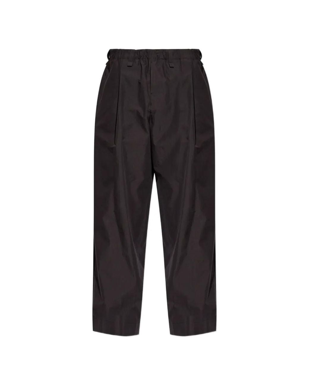 Homme Plissé Issey Miyake Black Pleated Elasticated-Waist Trousers for men