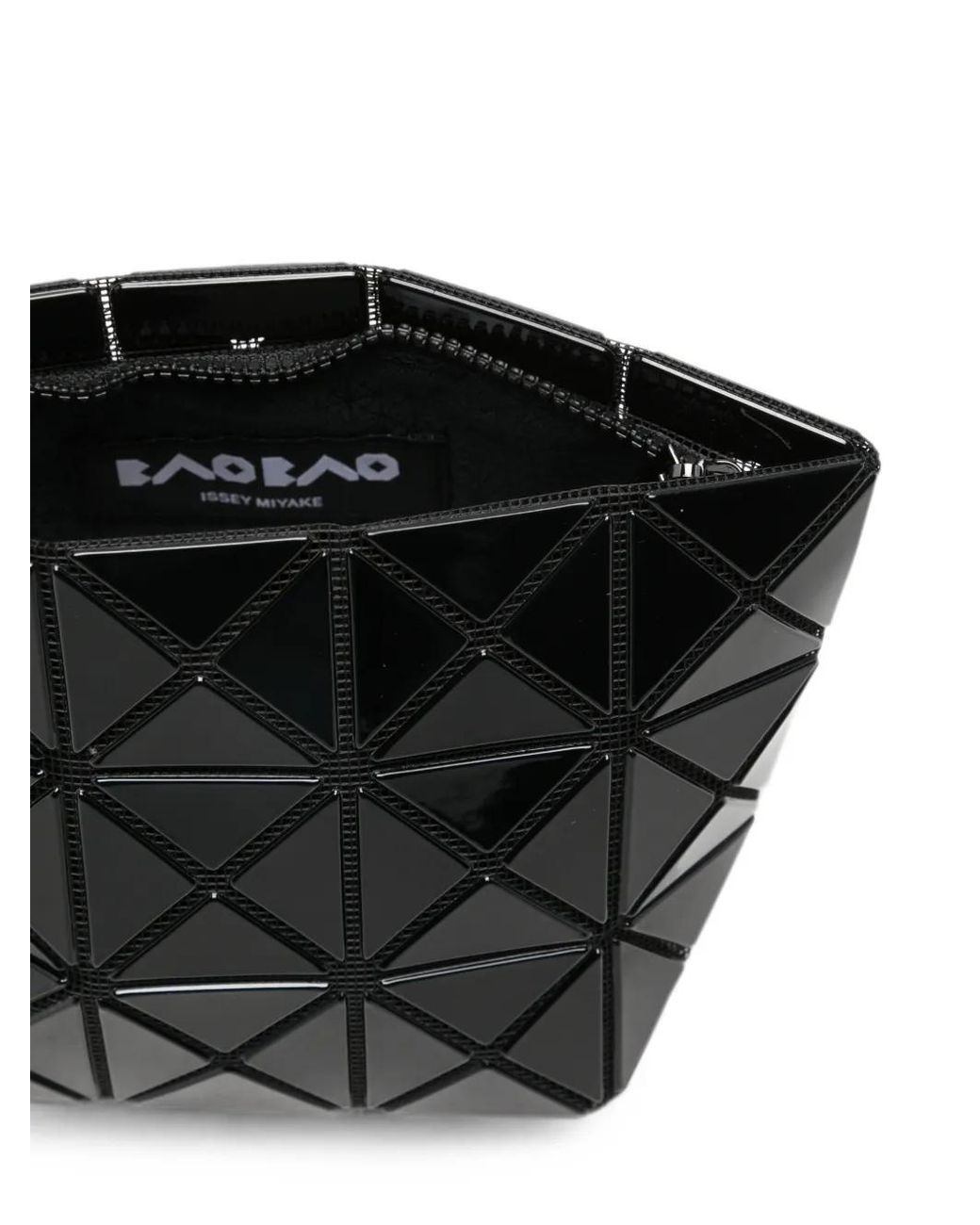 Issey Miyake Black Geometric-Panelled Mini Bag