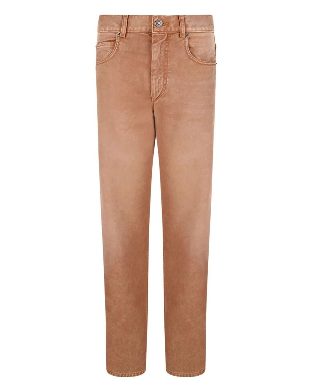 Isabel Marant Natural Five-Pocket Trousers