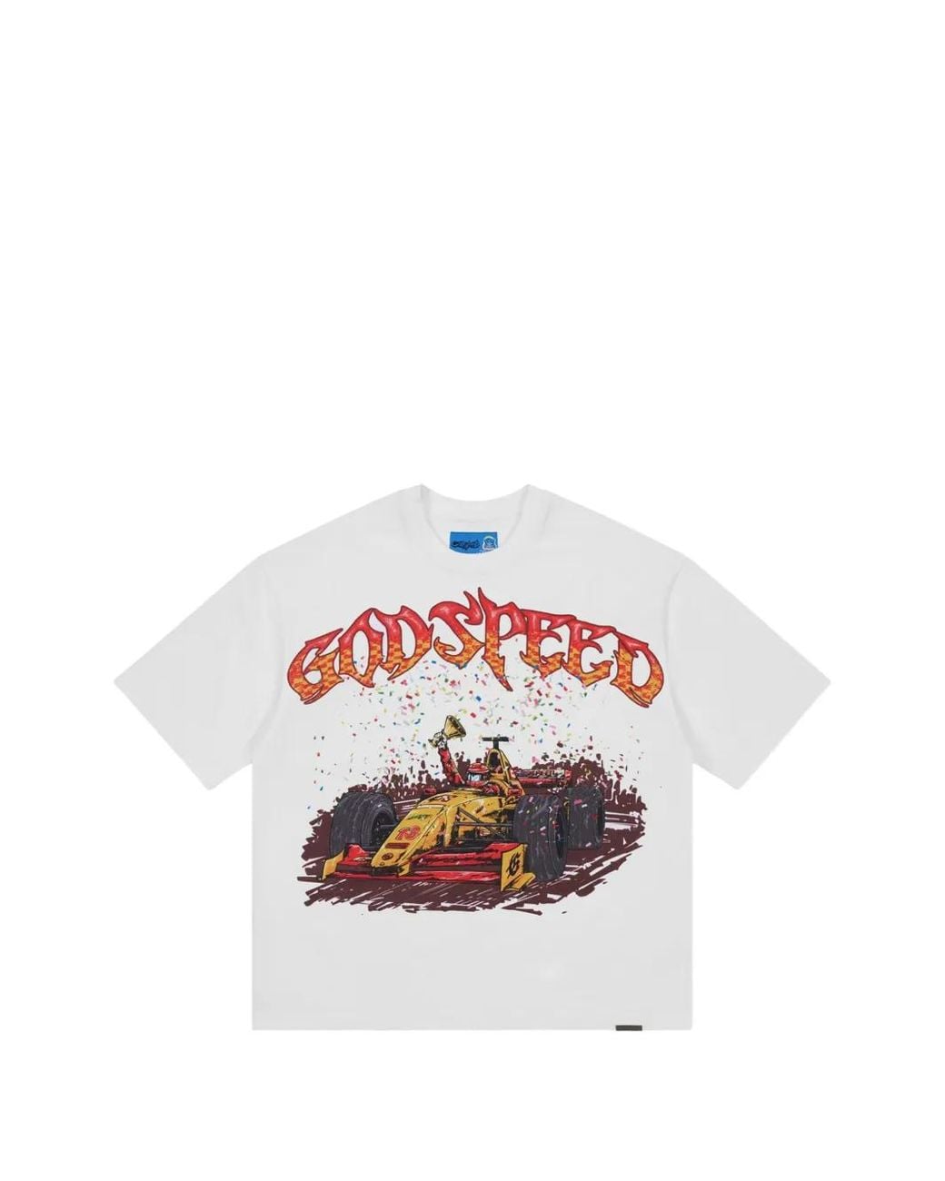 Godspeed White Graphic-Print T-Shirt for men