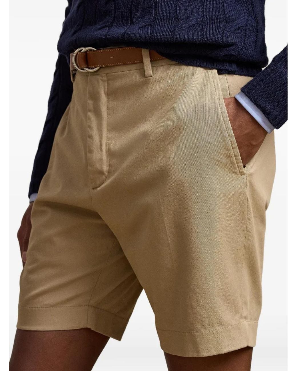 Ralph Lauren Natural Short Chino À Coupe Stretch for men