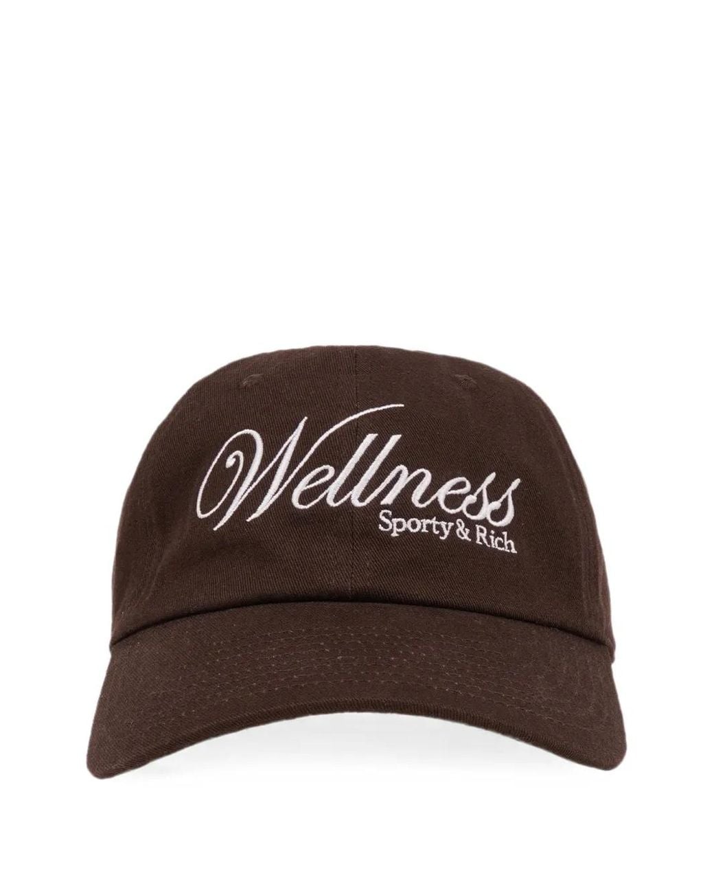 Sporty & Rich Brown Soho Embroidered Baseball Cap