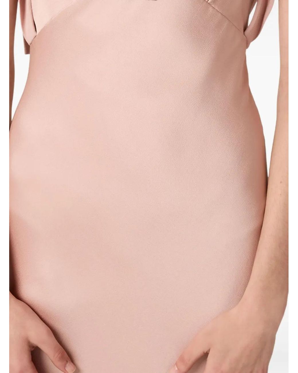 Miu Miu Pink Abiti Envers Satin