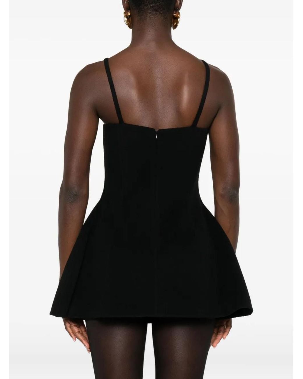 Rohe Black Double-Face Bustier Top