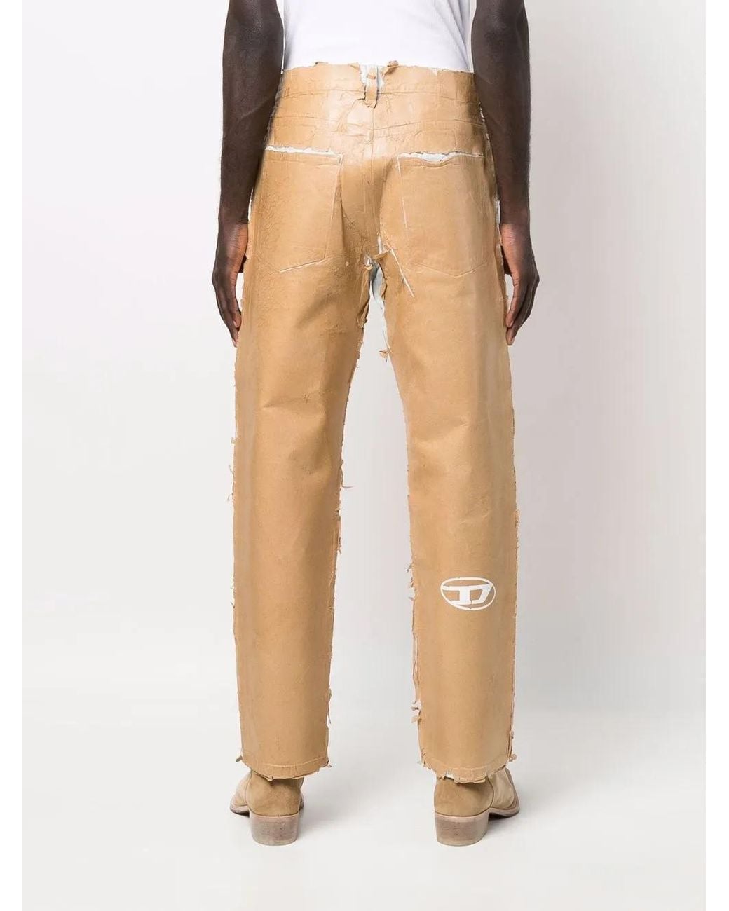 DIESEL Natural 2010-Fs1 Distressed Jeans for men