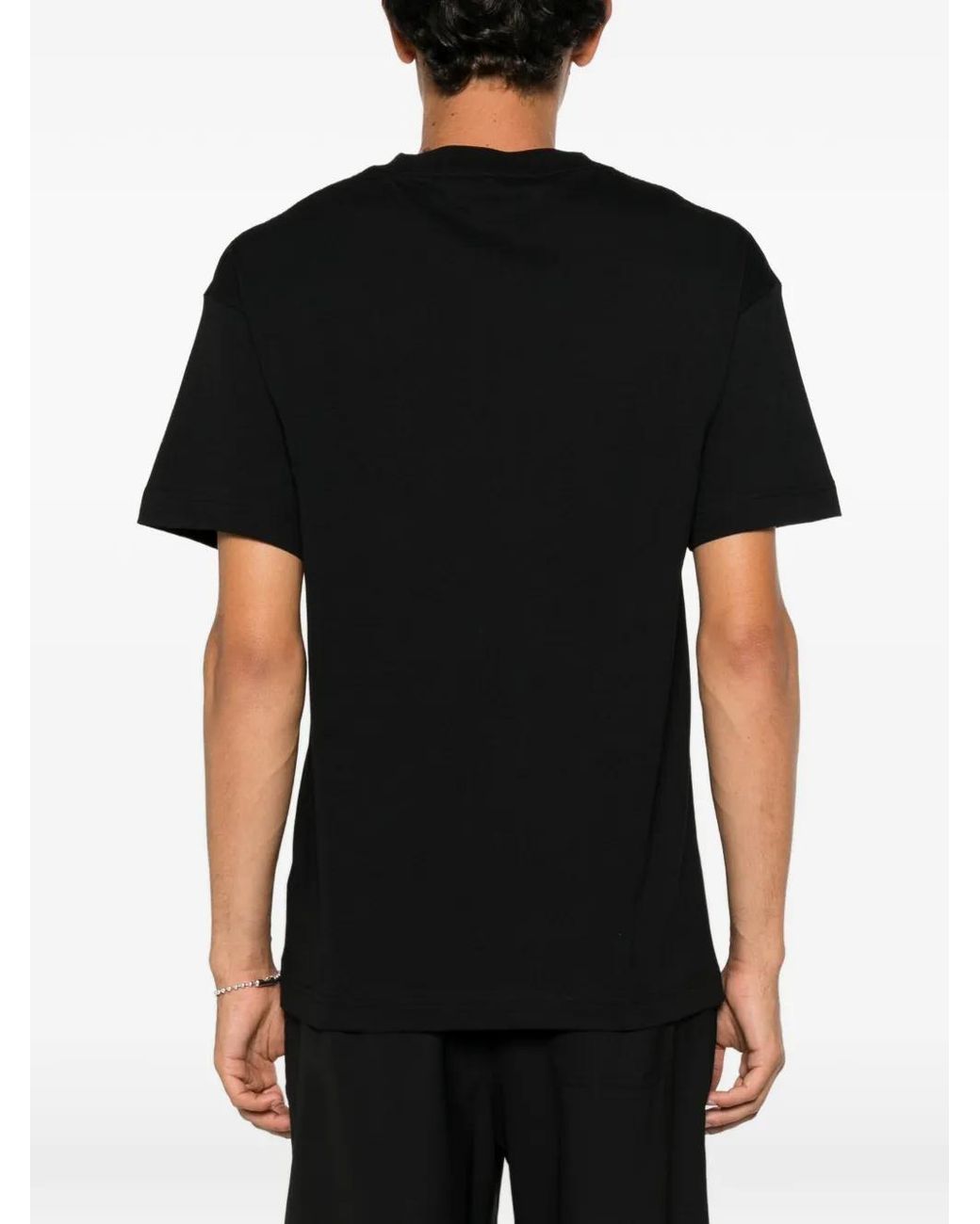 Palm Angels Black Venice Beach Graphic-Print T-Shirt for men
