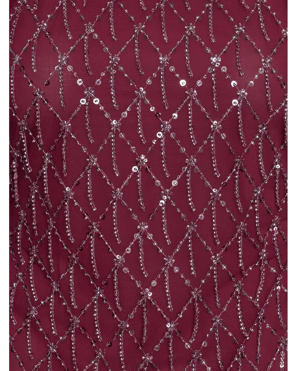 ROTATE BIRGER CHRISTENSEN Purple Flared Mini Dress With Sequins